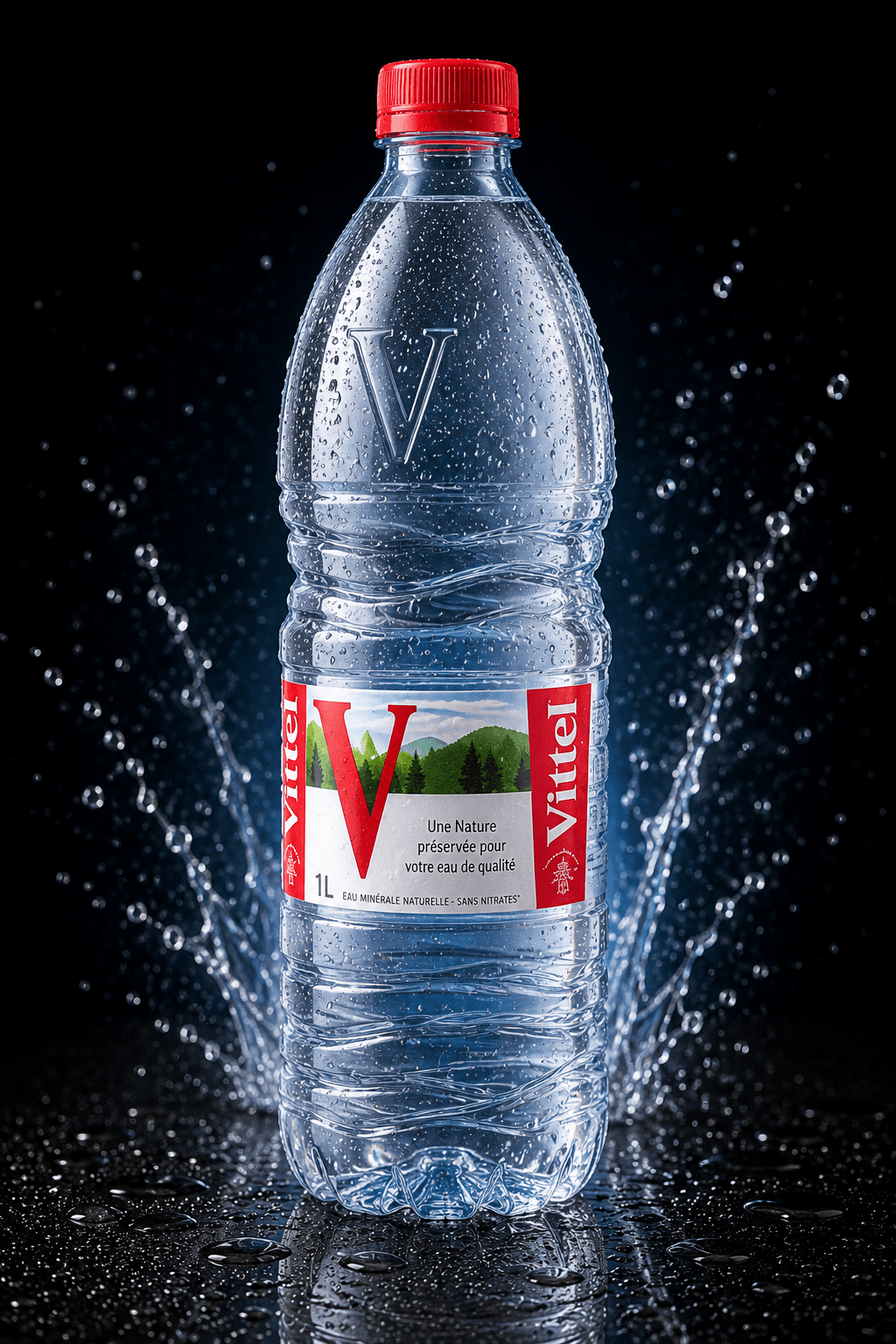 Bouteille d’eau Vittel 1 L