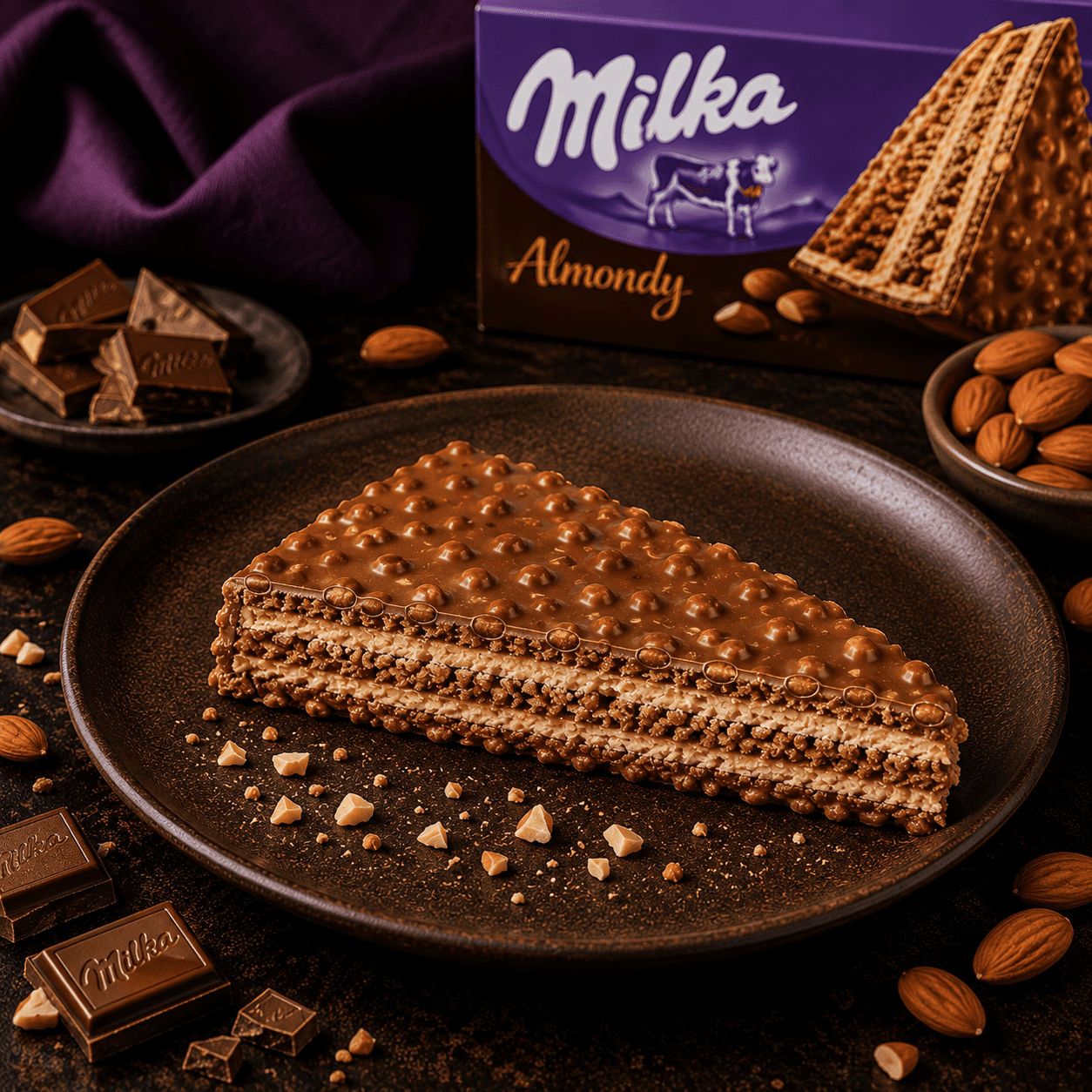 Tarte Milka Almondy