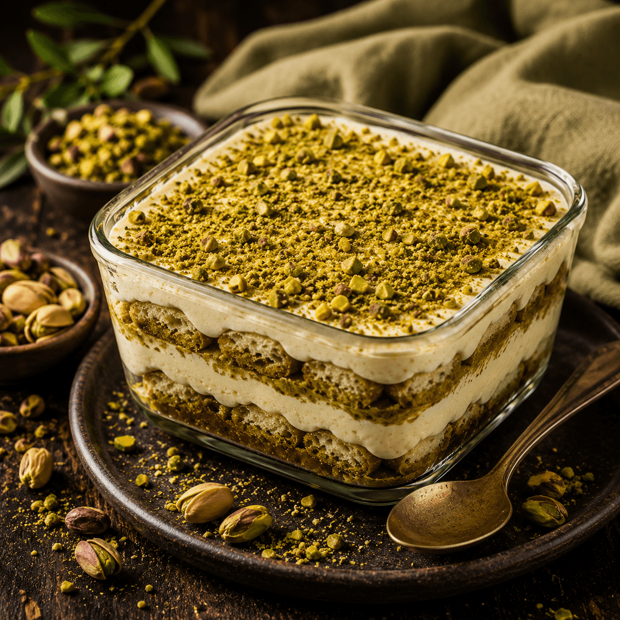 Tiramisu pistache